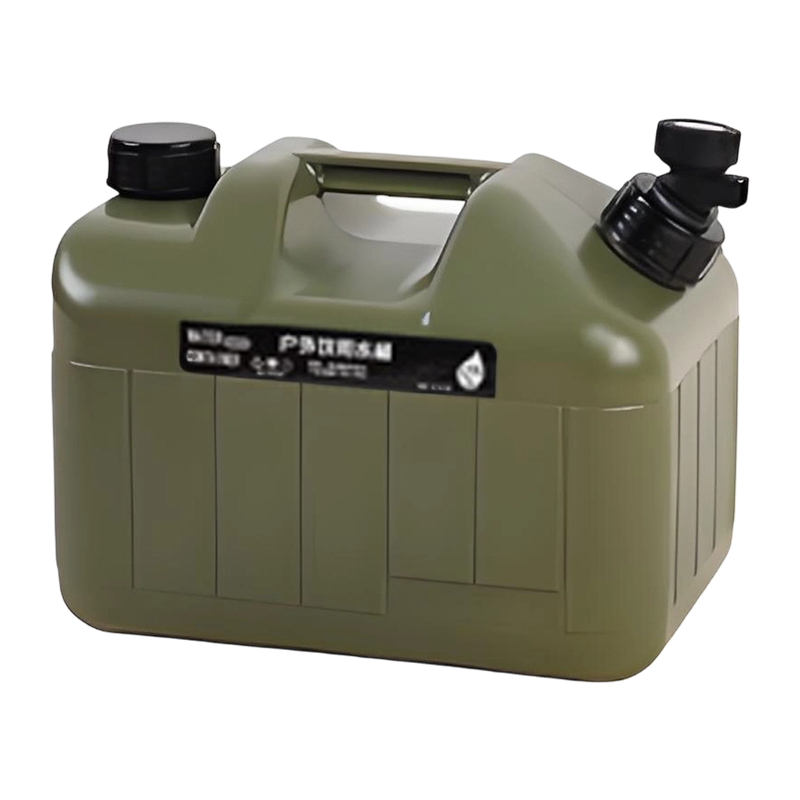 Transportín de agua portátil de plástico para exteriores de 10 l para acampar