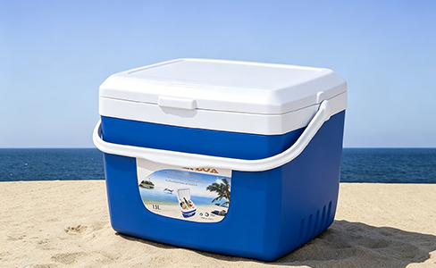 CAJA REFRIGERADORA con aislamiento de plástico de 13 L y asa