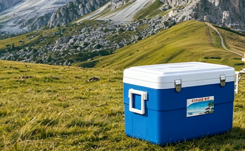 Caja de pesca grande de 45 litros con aislamiento de espuma