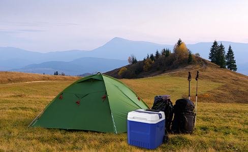 Caja frigorífica con ruedas y aislamiento de 18 litros para excursiones de picnic al aire libre