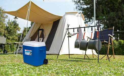 Enfriador con aislamiento de ruedas de 28 L para grandes actividades al aire libre